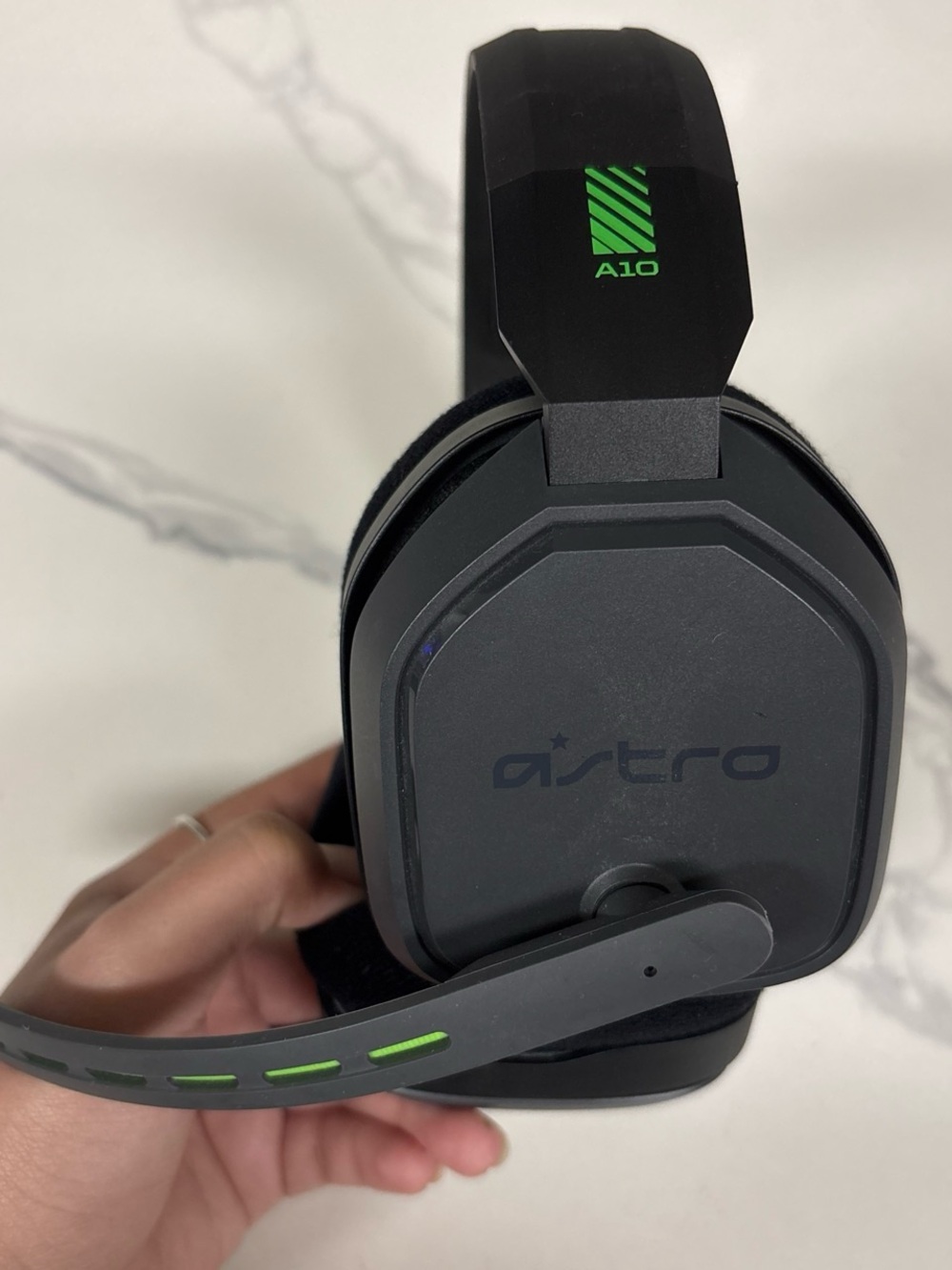 Astro A10 Gaming Headset - Black with Green Accents